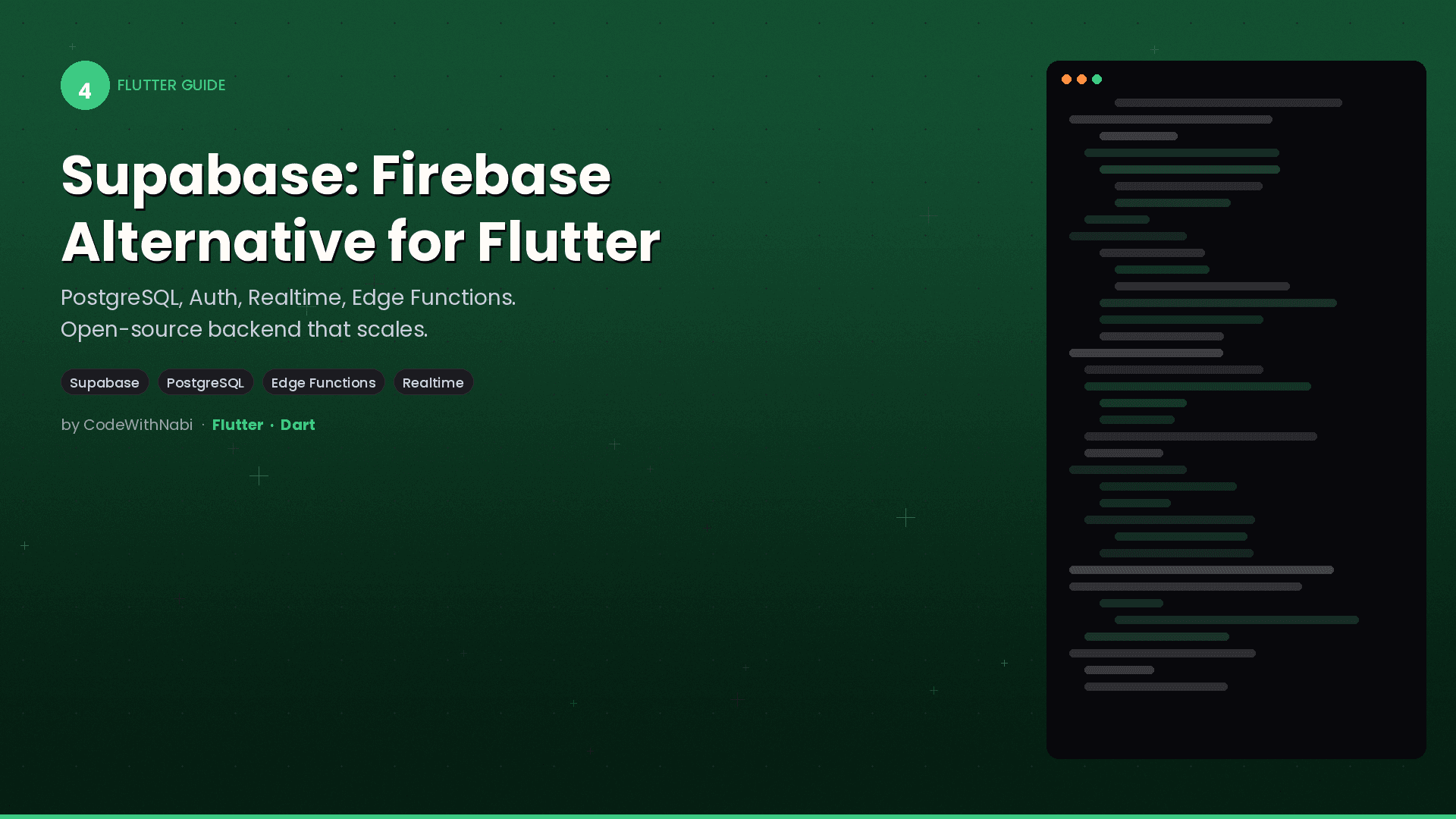Supabase: The Open Source Firebase Alternative for Flutter