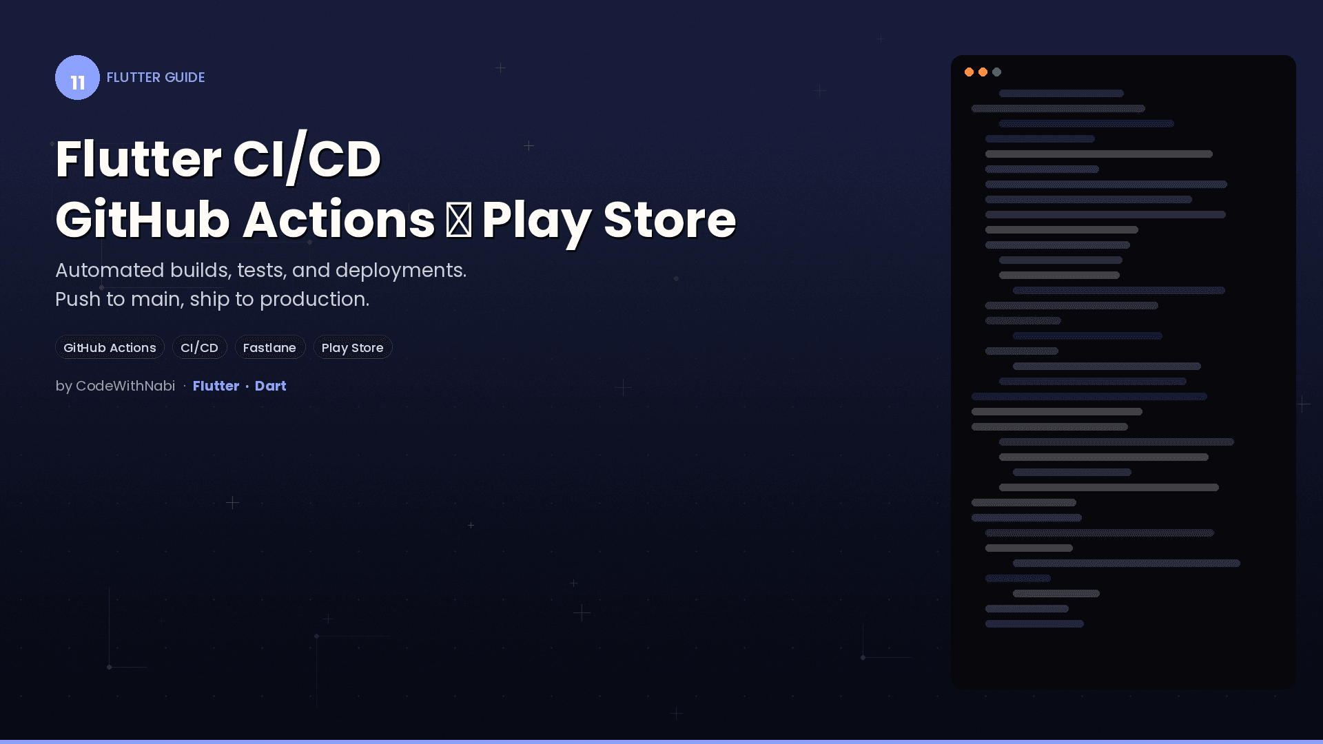 CI/CD for Flutter: Auto-Deploy to Google Play with GitHub Actions